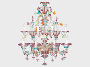 CA' REZZONICO VICTORIA - Murano glass chandelier _ Sogni Di Cristallo